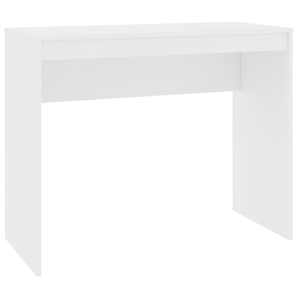Scrivania Bianca 90x40x72 Cm In Legno Multistrato - Image 6