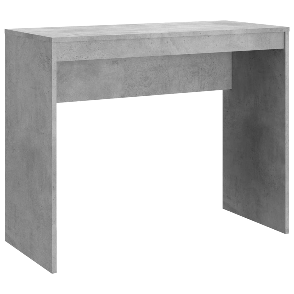 Scrivania Grigio Cemento 90x40x72 Cm In Legno Multistrato - Image 2