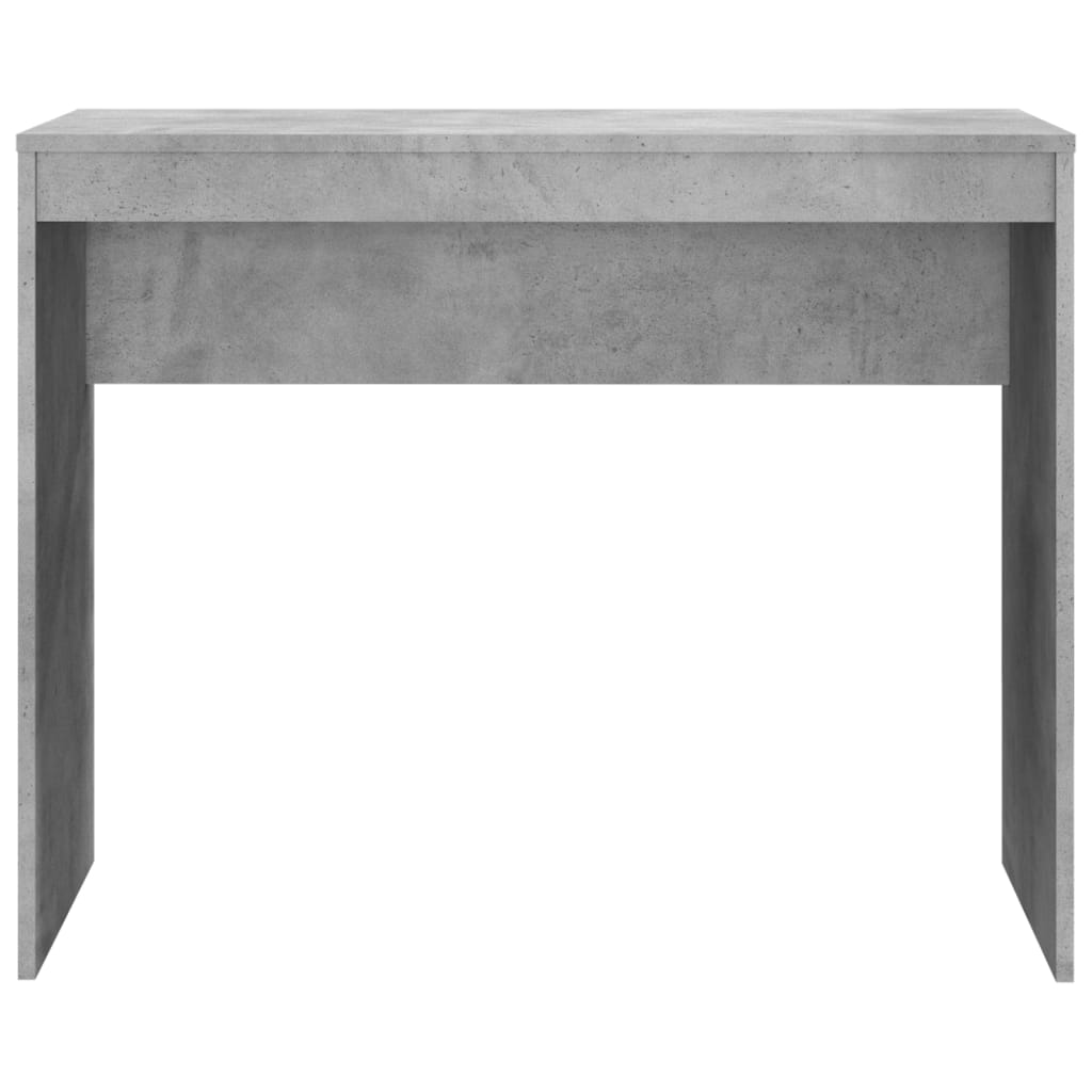 Scrivania Grigio Cemento 90x40x72 Cm In Legno Multistrato - Image 3