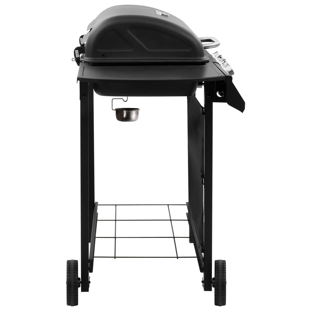 Griglia Barbecue A Gas Con 4 Bruciatori Nera