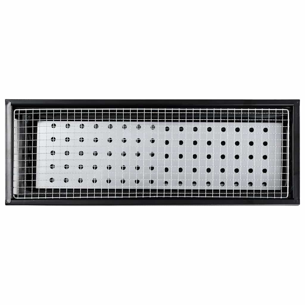 Griglia Barbecue Da Campeggio Portatile In Acciaio 60x22,5x33cm