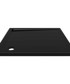 Piatto Doccia Quadrato In Abs Nero 90x90 cm