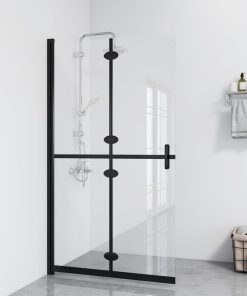 Parete Per Doccia WalK-In Pieghevole In Vetro Esg 80x190 cm