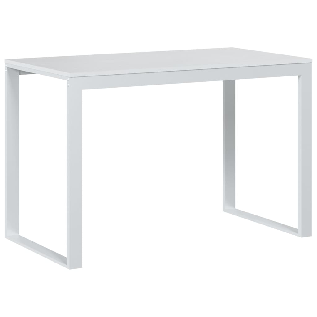 Scrivania Per Computer Bianca 110x60x73 Cm In Legno Multistrato - Image 6