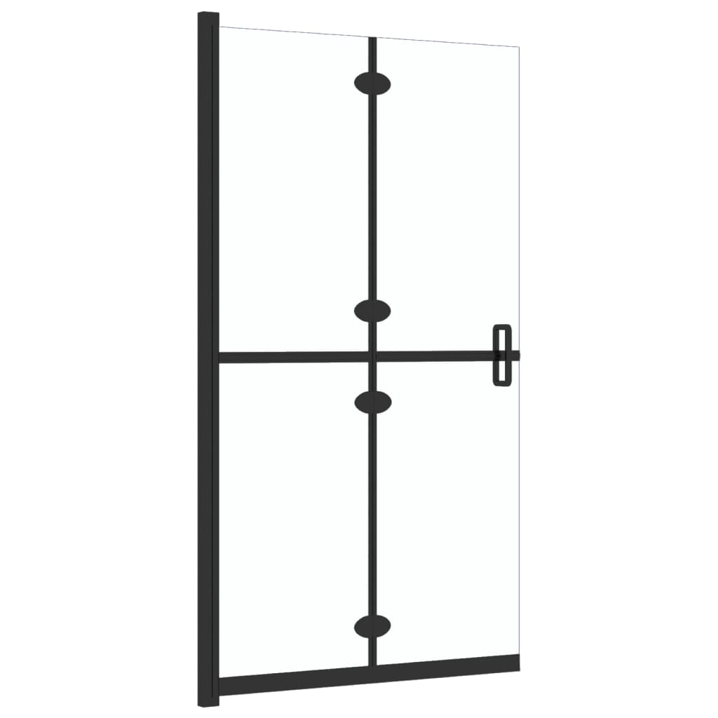 Parete Per Doccia WalK-In Pieghevole In Vetro Esg 80x190 cm - Image 5