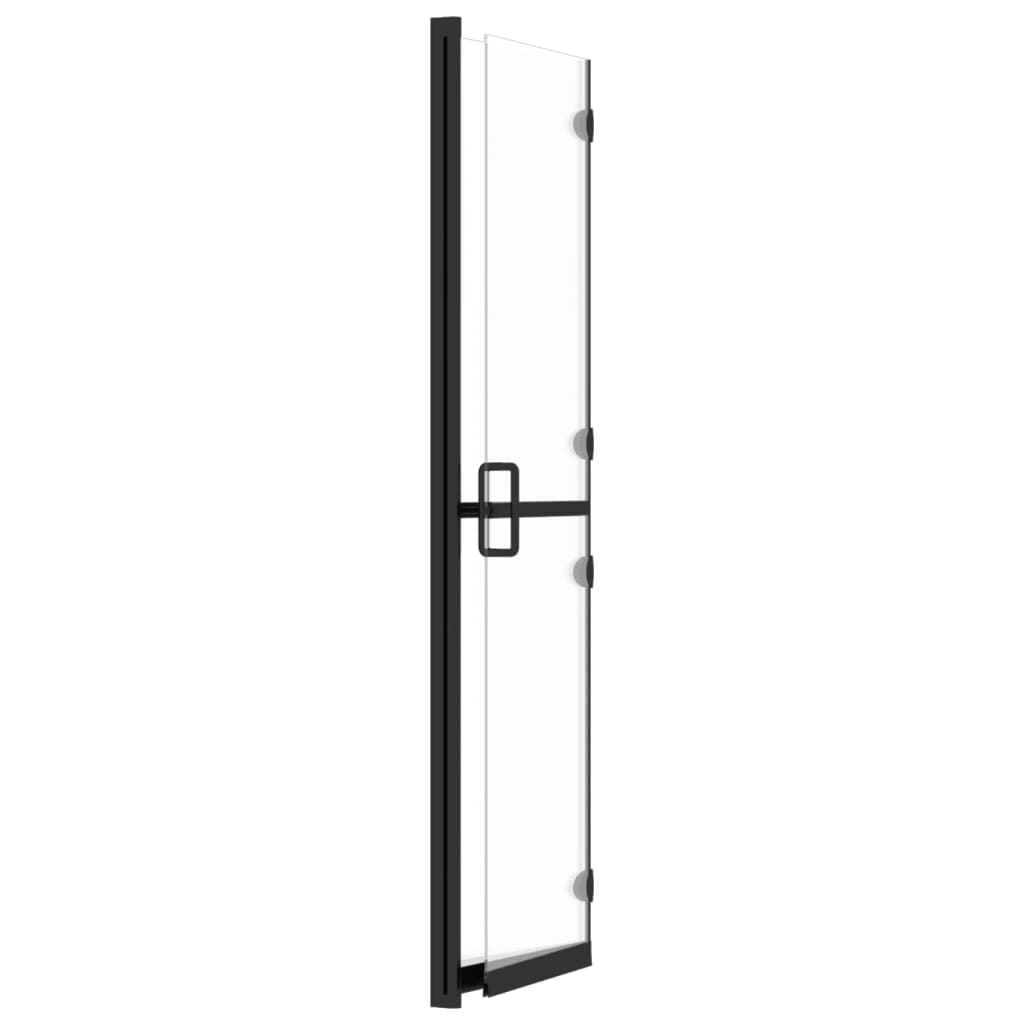 Parete Per Doccia WalK-In Pieghevole In Vetro Esg 80x190 cm - Image 2