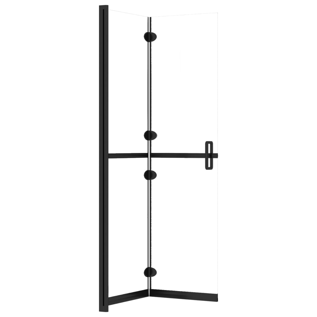 Parete Per Doccia WalK-In Pieghevole In Vetro Esg 80x190 cm - Image 3