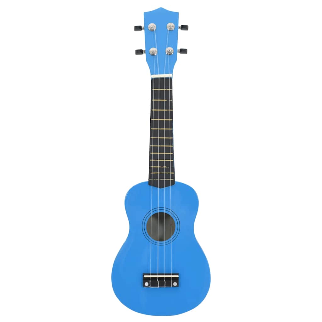 Set Ukulele Soprano Con Borsa Per Bambini Blu Baby 23" - Image 4