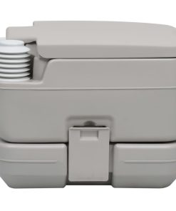 Wc Portatile Per Campeggio Grigio 10+10 L