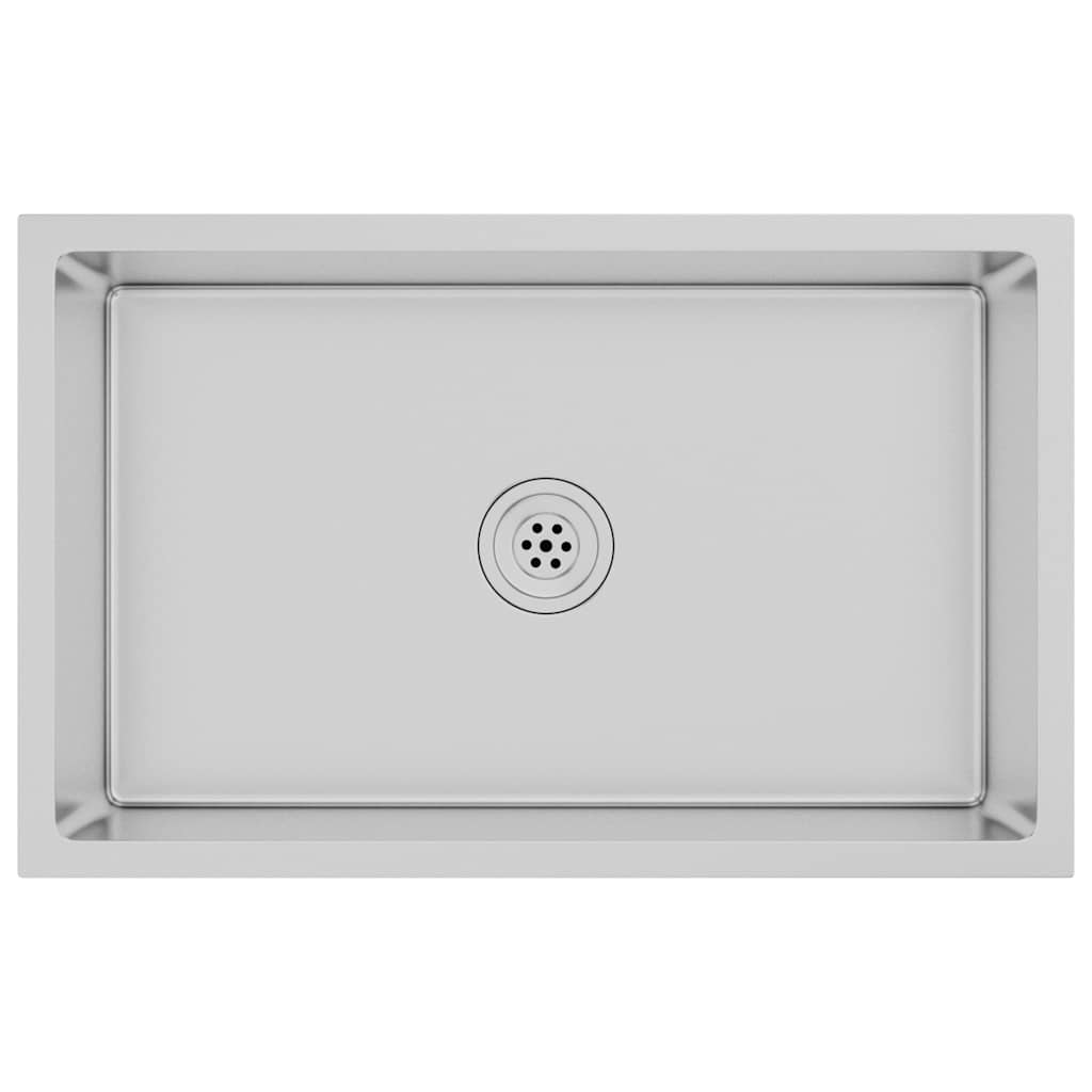 Lavello Da Cucina Lavorato A Mano In Acciaio Inox