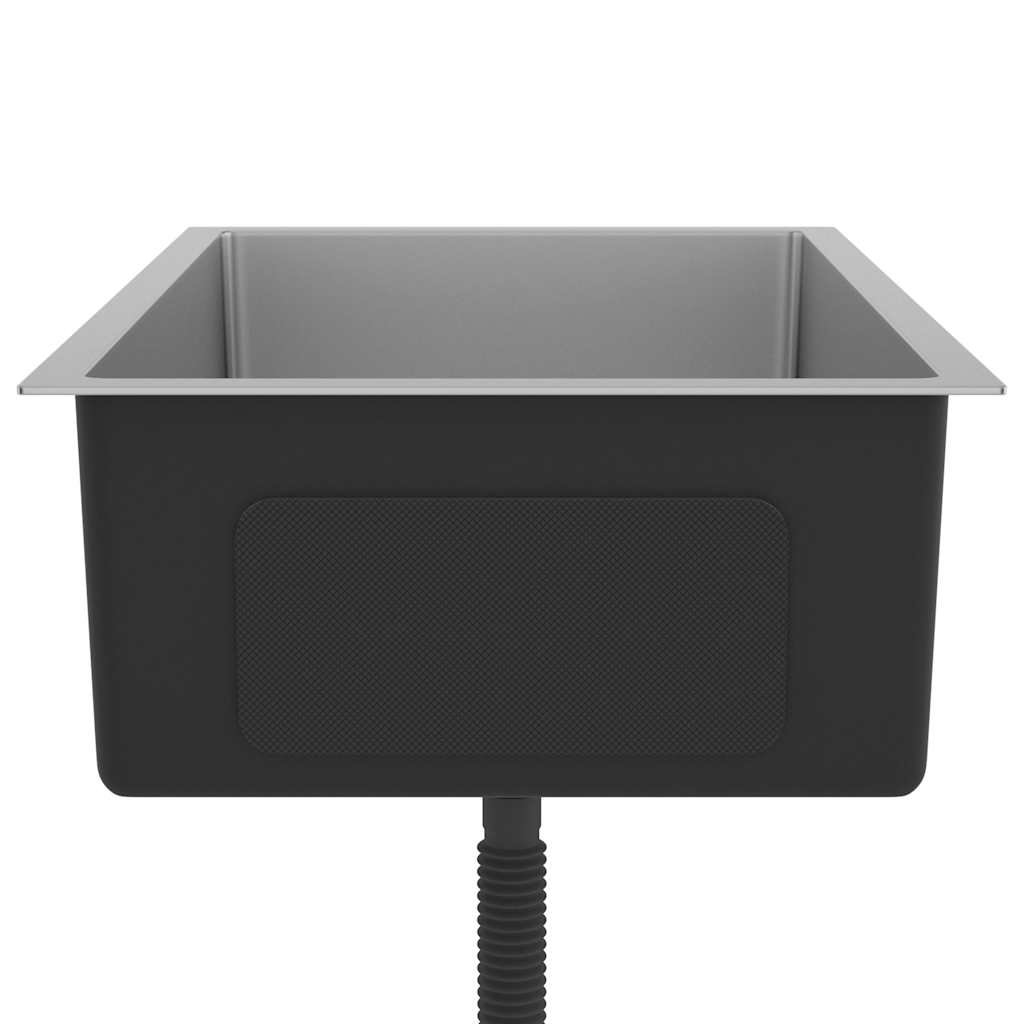 Lavello Da Cucina Lavorato A Mano In Acciaio Inox - Image 4