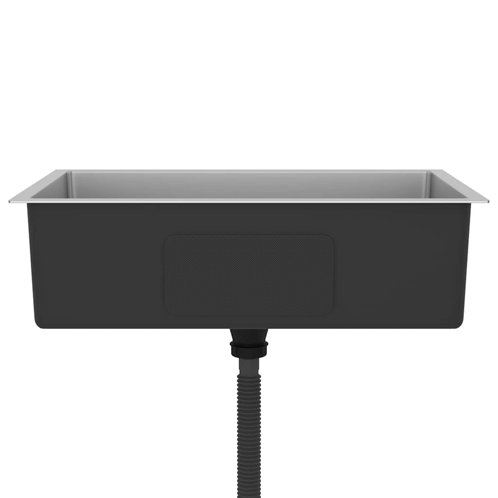 Lavello Da Cucina Lavorato A Mano In Acciaio Inox - Image 6