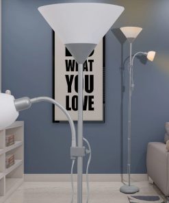 Lampada Da Pavimento Grigia