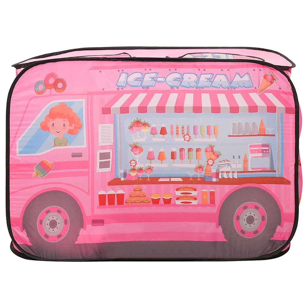 Tenda Da Gioco Per Bambini Rosa Con 250 Palline 70x112x70 cm