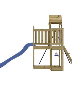 Set Da Gioco Da Esterno In Legno Di Pino Impregnato