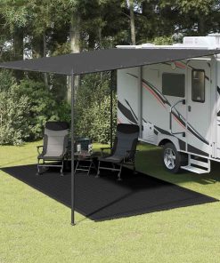 Tappeto Da Tenda 250x450 Cm Nero