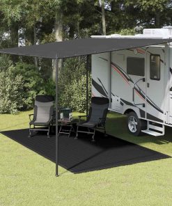 Tappeto Da Tenda 250x400 Cm Nero