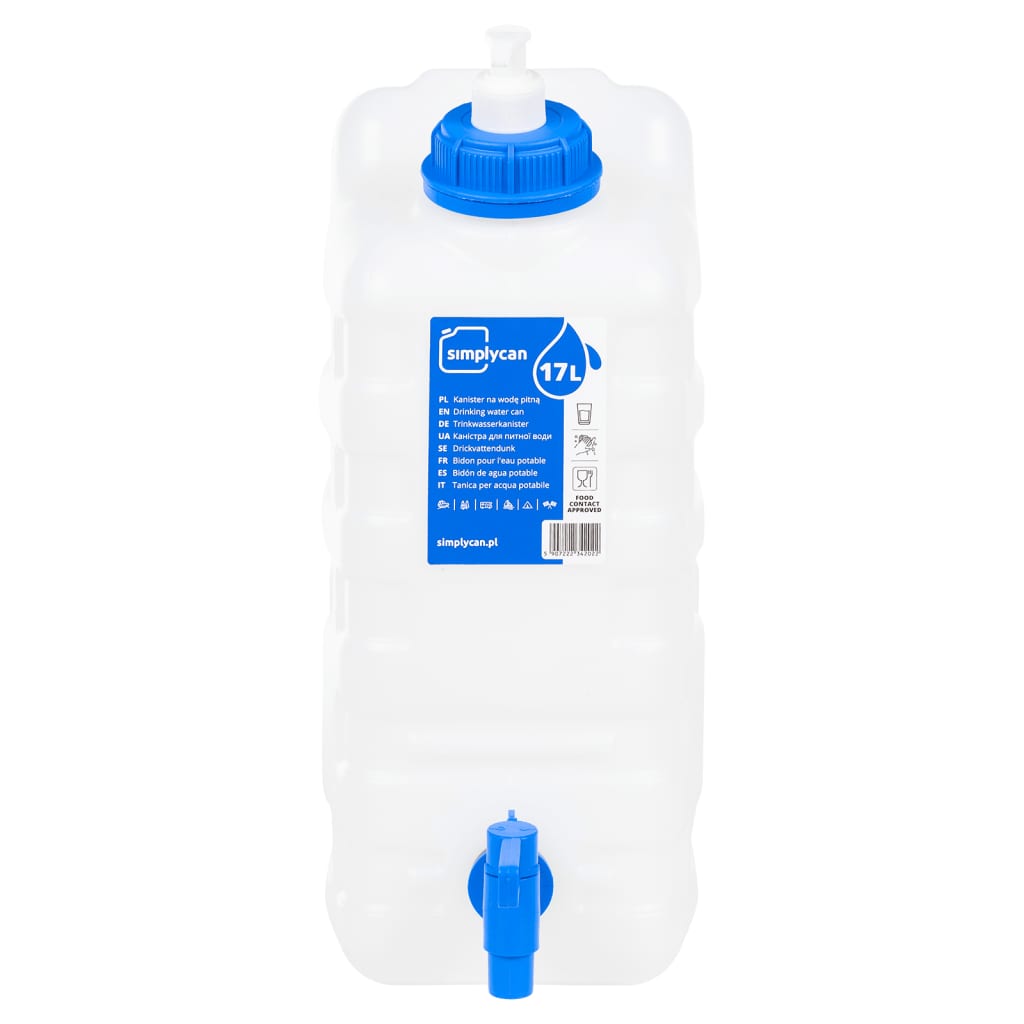 Contenitore Acqua Rubinetto E Dispenser Sapone 15 L In Plastica