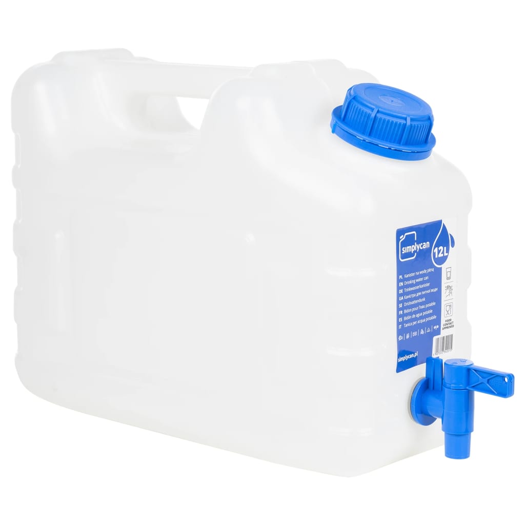 Contenitore Acqua Con Rubinetto Trasparente 10 L In Plastica - Image 5