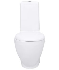 Vaso Wc In Ceramica Con Scarico Dietro Bianco