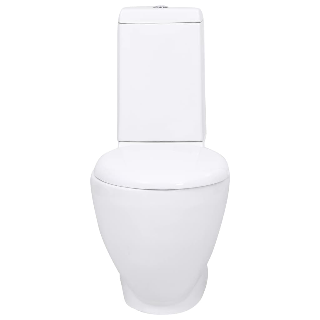 Vaso Wc In Ceramica Con Scarico Dietro Bianco