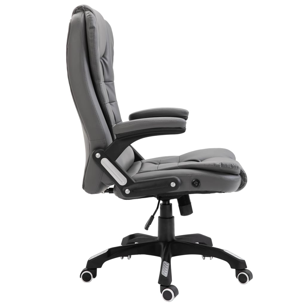 Sedia Da Ufficio Antracite In Similpelle