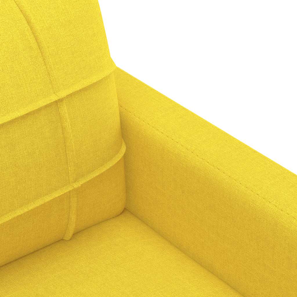 Poltrona Giallo Chiaro 60 Cm In Tessuto - Image 6