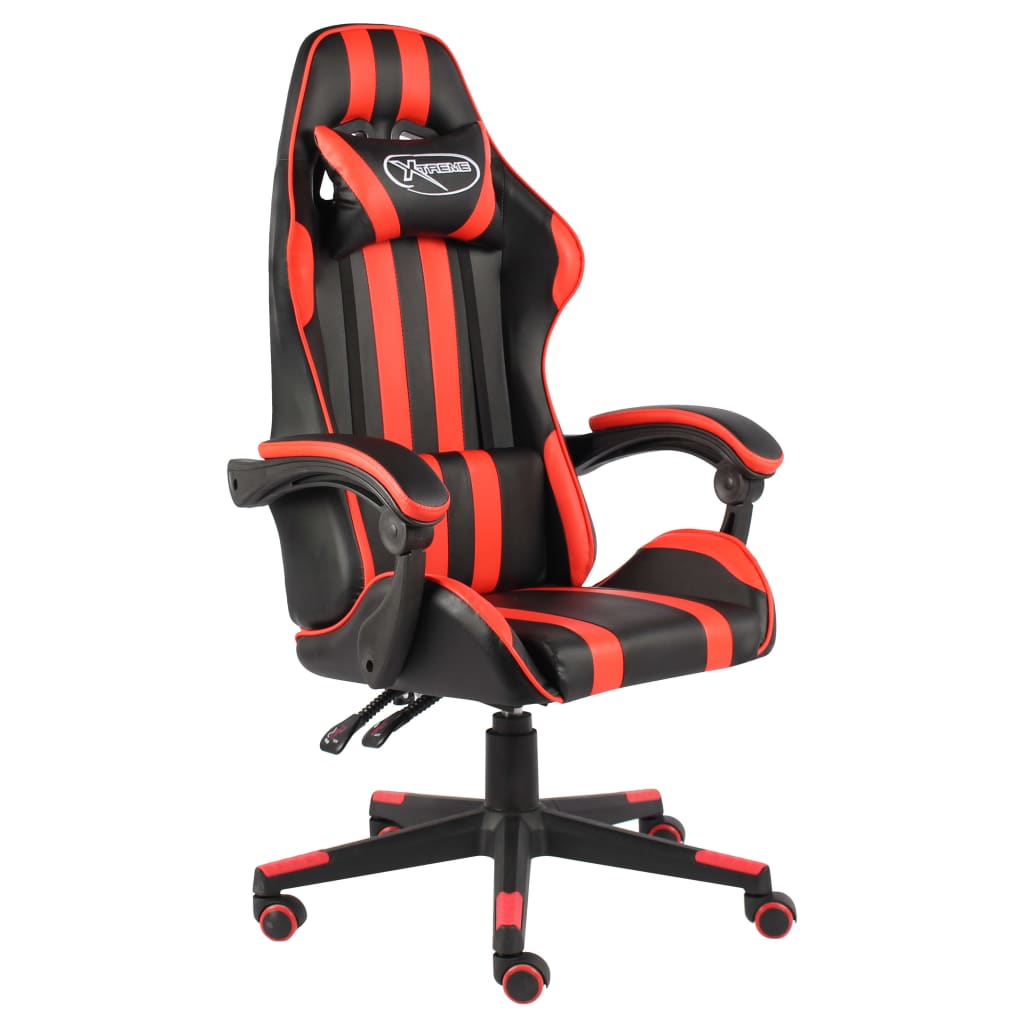 Sedia Da Gaming Nero E Rosso In Similpelle - Image 6