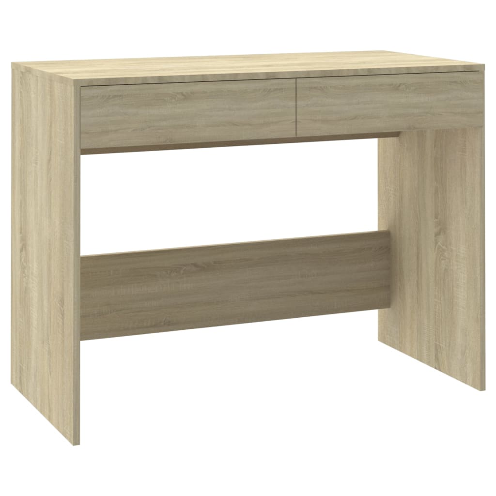 Scrivania Rovere Sonoma 101x50x76,5 Cm In Truciolato - Image 4