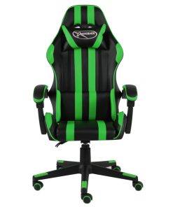 Sedia Da Gaming Nero E Verde In Similpelle