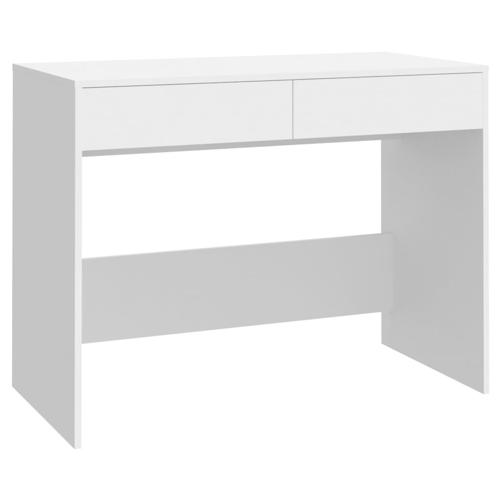 Scrivania Bianca 101x50x76,5 Cm In Truciolato - Image 2