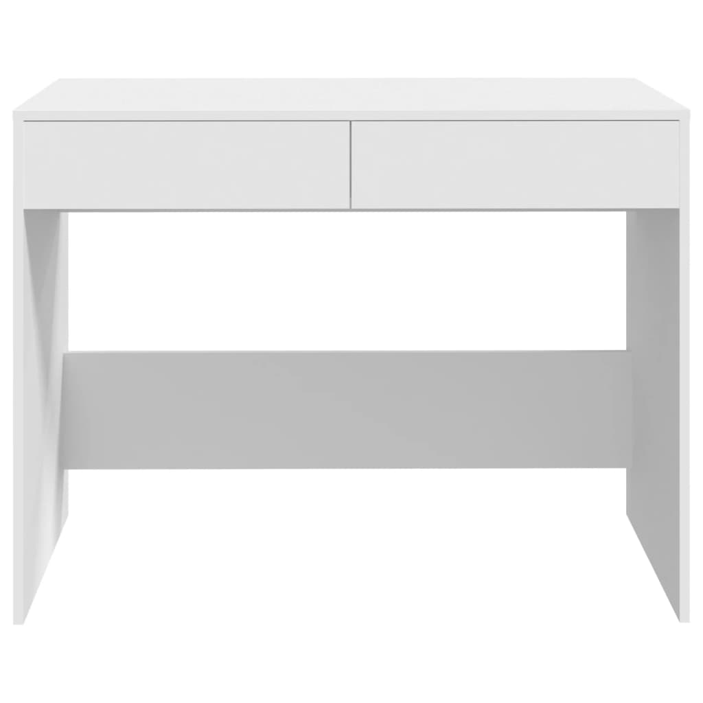 Scrivania Bianca 101x50x76,5 Cm In Truciolato - Image 3