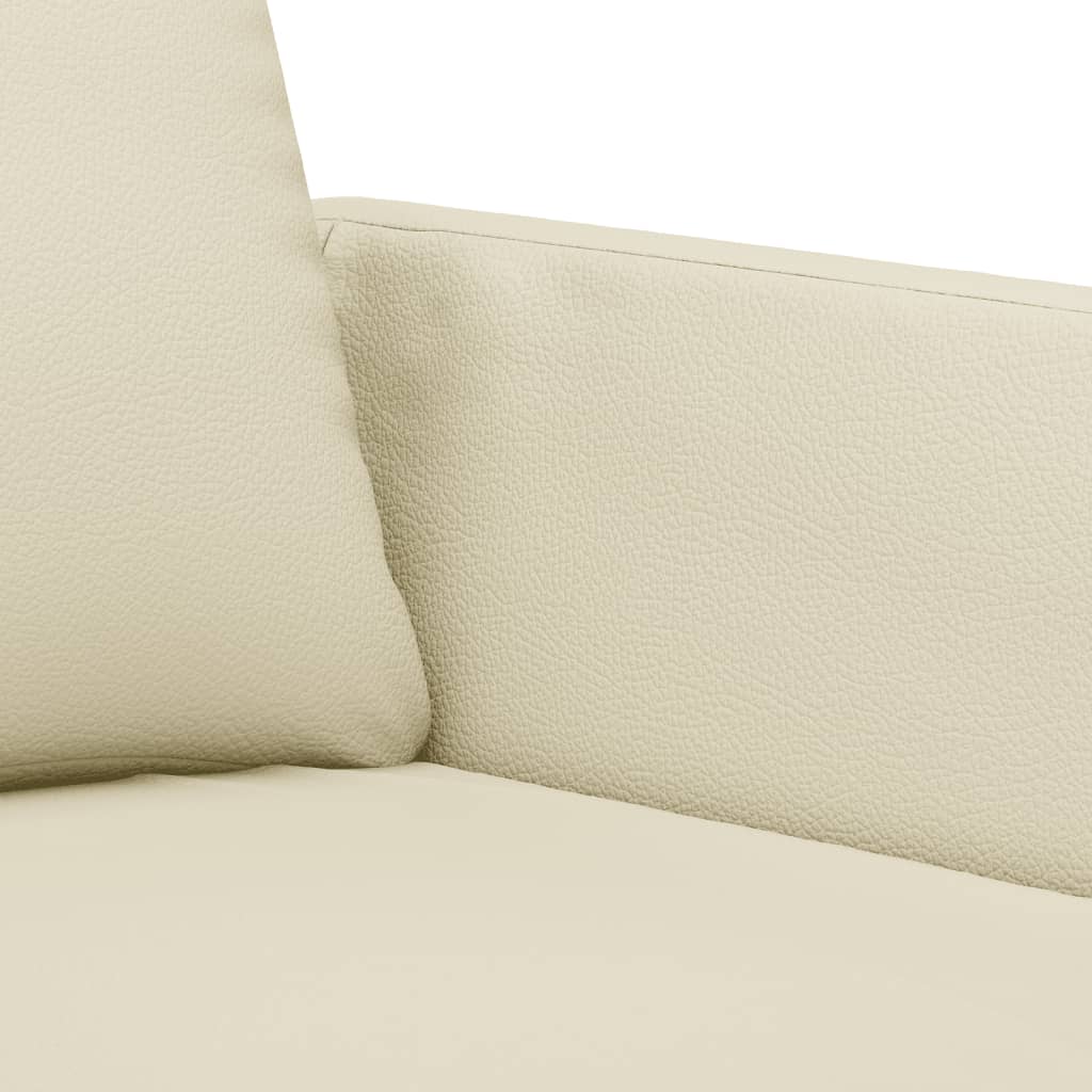 Poltrona Crema 60 Cm In Similpelle - Image 6