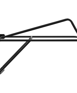 Portasella Da Parete Pieghevole Nero In Ferro