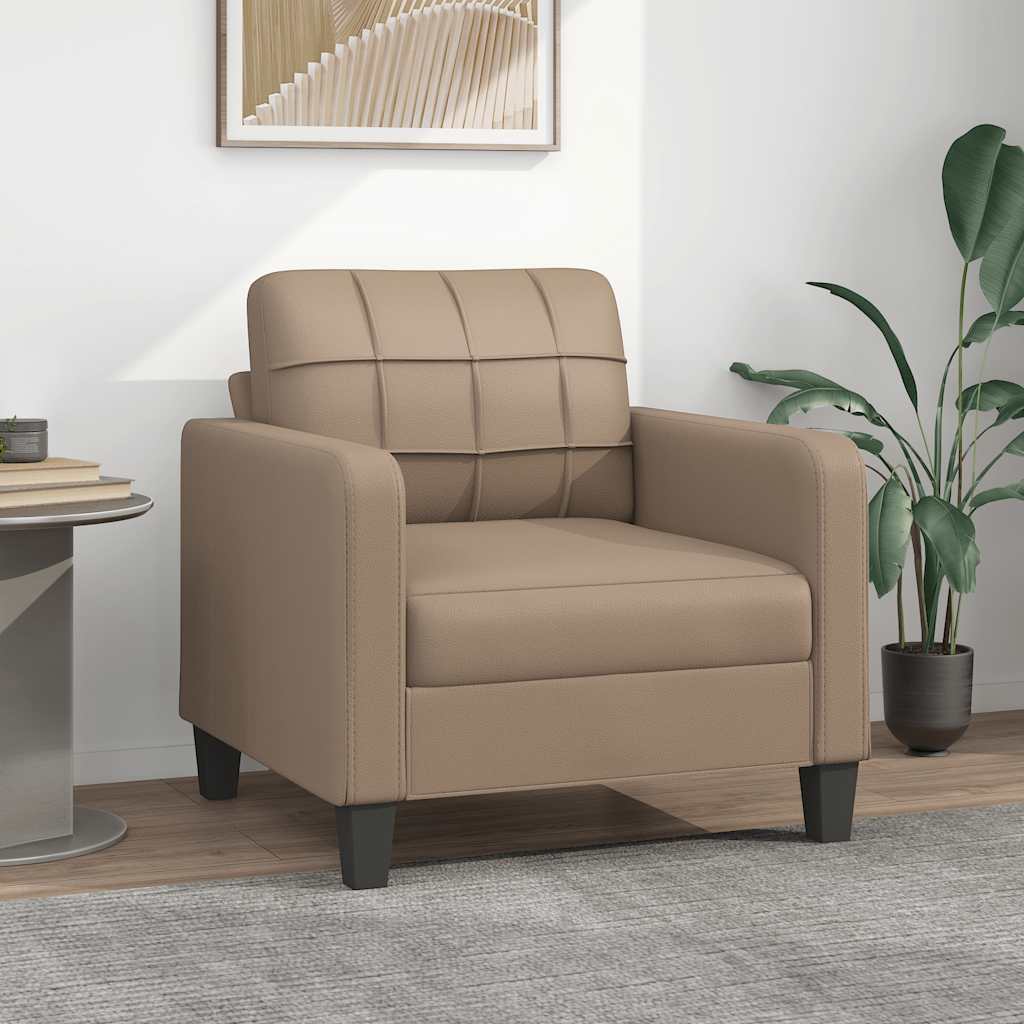 Poltrona Cappuccino 60 Cm In Similpelle - Image 4