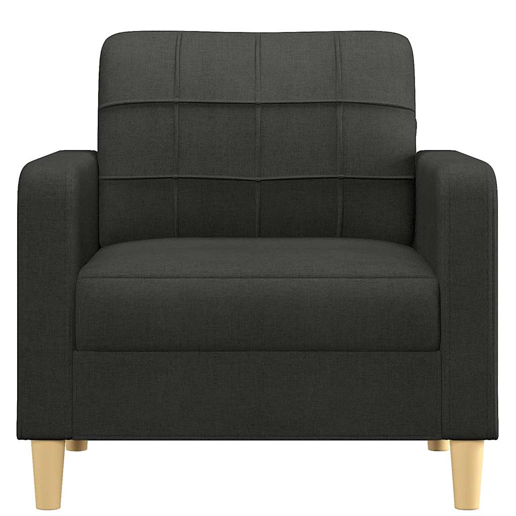 Poltrona Nera 60 Cm In Tessuto