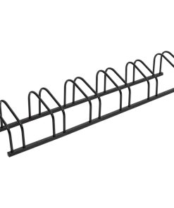 Portabici Per 6 Biciclette Acciaio Nero