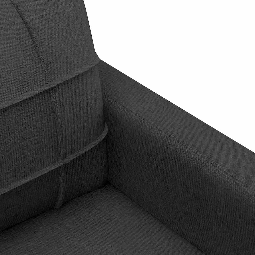 Poltrona Nera 60 Cm In Tessuto - Image 6