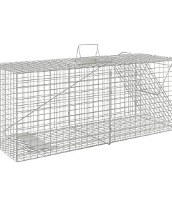 Trappola Per Animali 64,5x25x26,5 Cm In Ferro Zincato