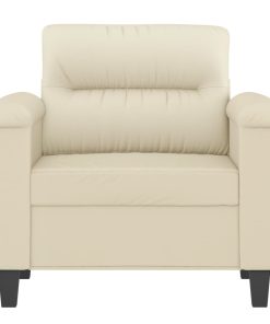 Poltrona Crema 60 Cm In Similpelle