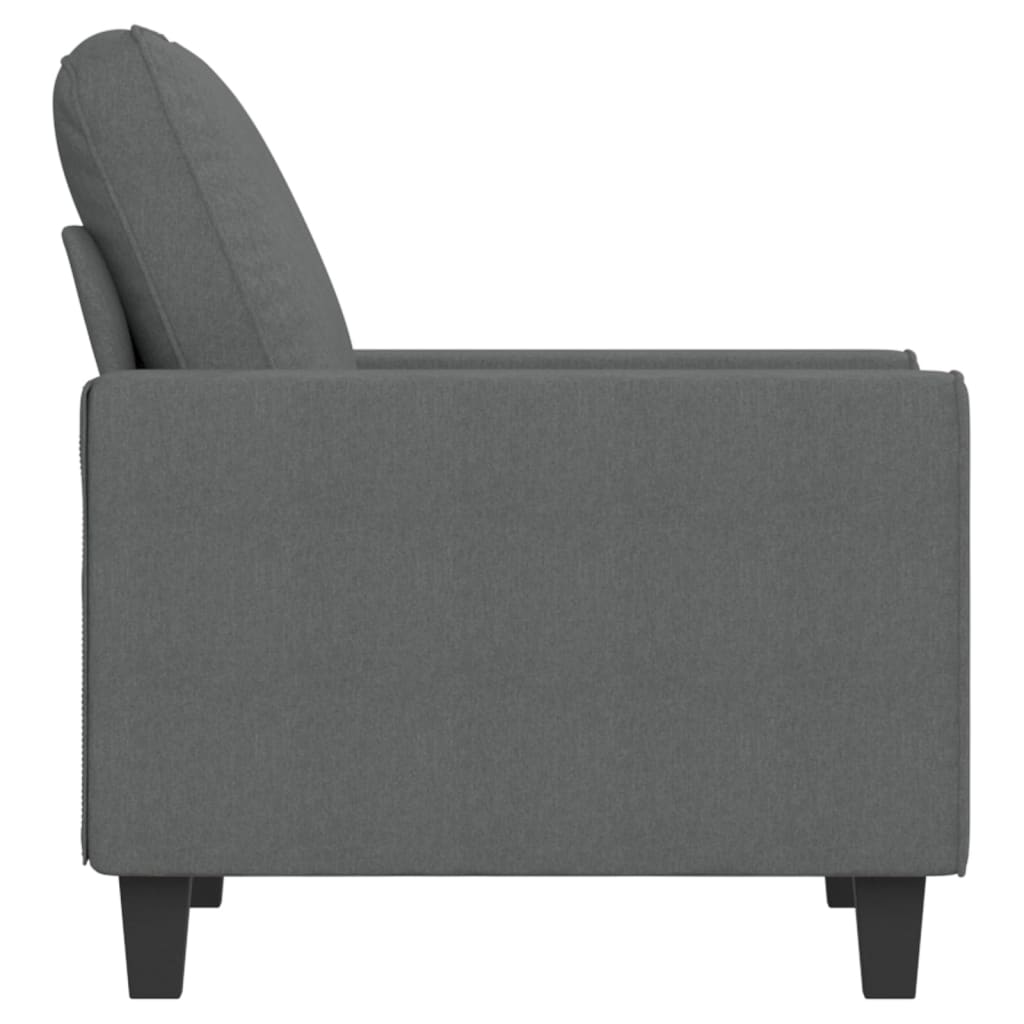 Poltrona Grigio Scuro 60 Cm In Tessuto