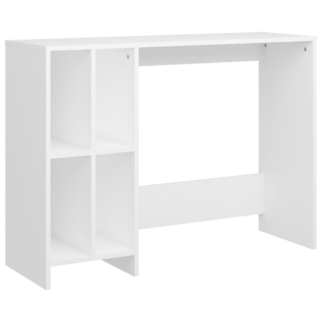 Scrivania Bianca 102,5x35x75 Cm In Legno Multistrato - Image 4