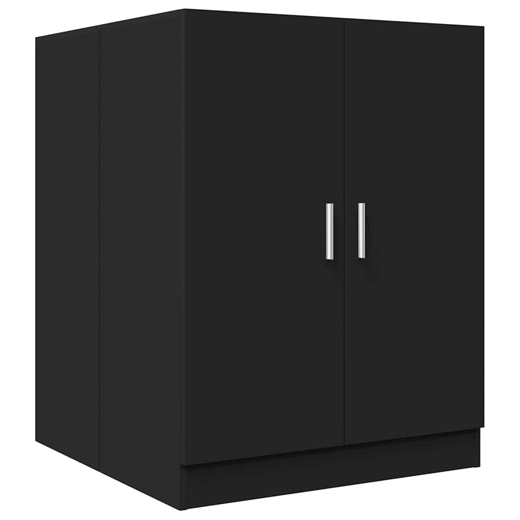 Mobile Per Lavatrice Nero 71x71,5x91,5 cm