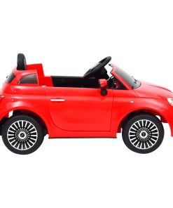 Auto Elettrica Per Bambini Fiat 500 Rossa