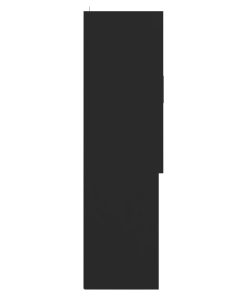 Mobile Per Lavatrice Nero 70,5x25,5x90 cm