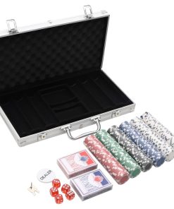 Set Di Fiches Da Poker 300 Pz 11,5 G