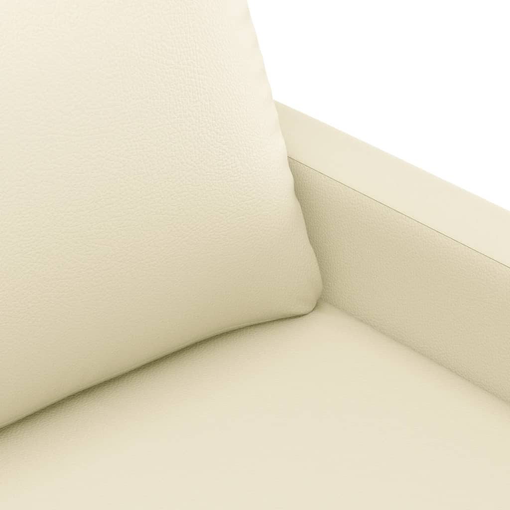 Poltrona Crema 60 Cm In Similpelle - Image 5