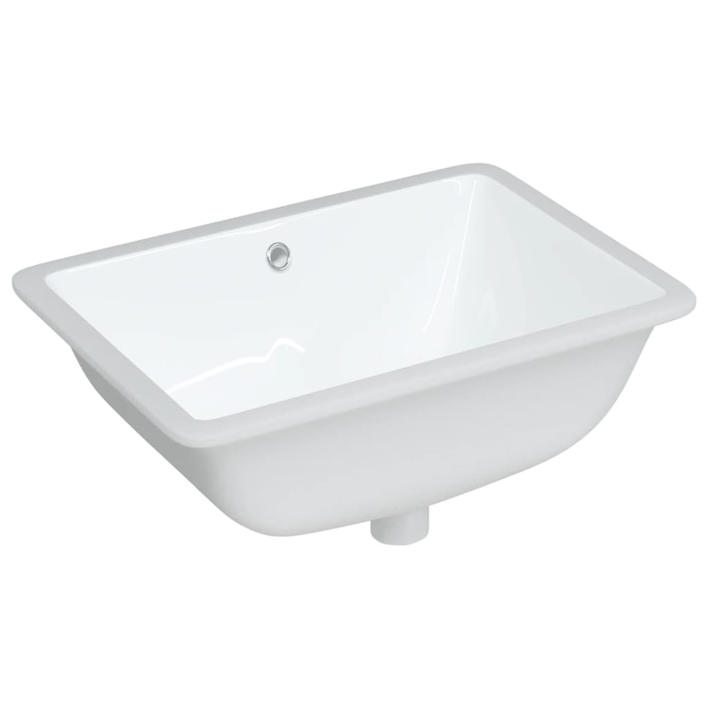 Lavandino Da Bagno Bianco 55,5x37,5x19 Cm Rettangolare Ceramica - Image 6