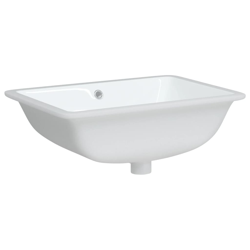 Lavandino Da Bagno Bianco 55,5x37,5x19 Cm Rettangolare Ceramica