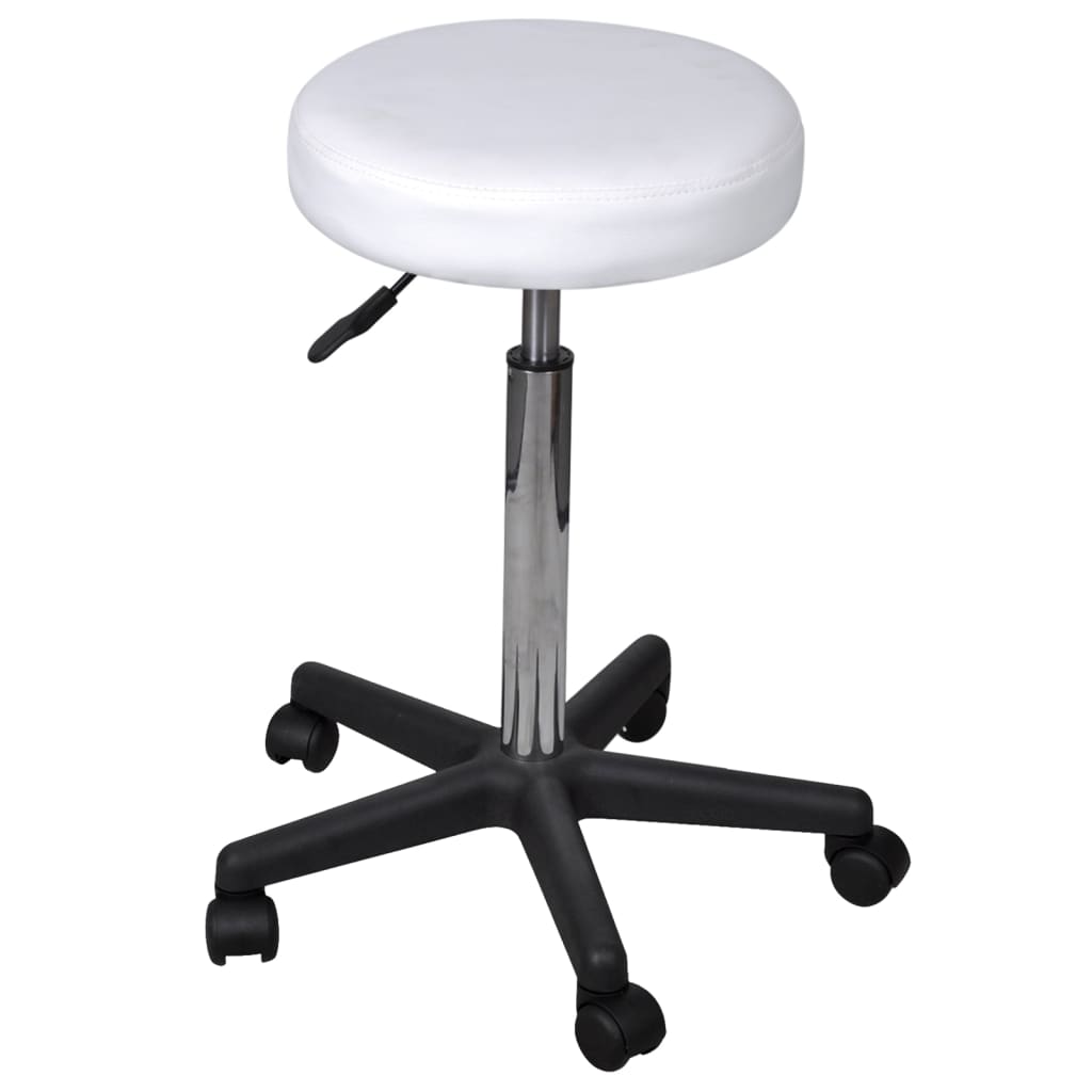 Sgabello Da Ufficio Bianco - Image 3